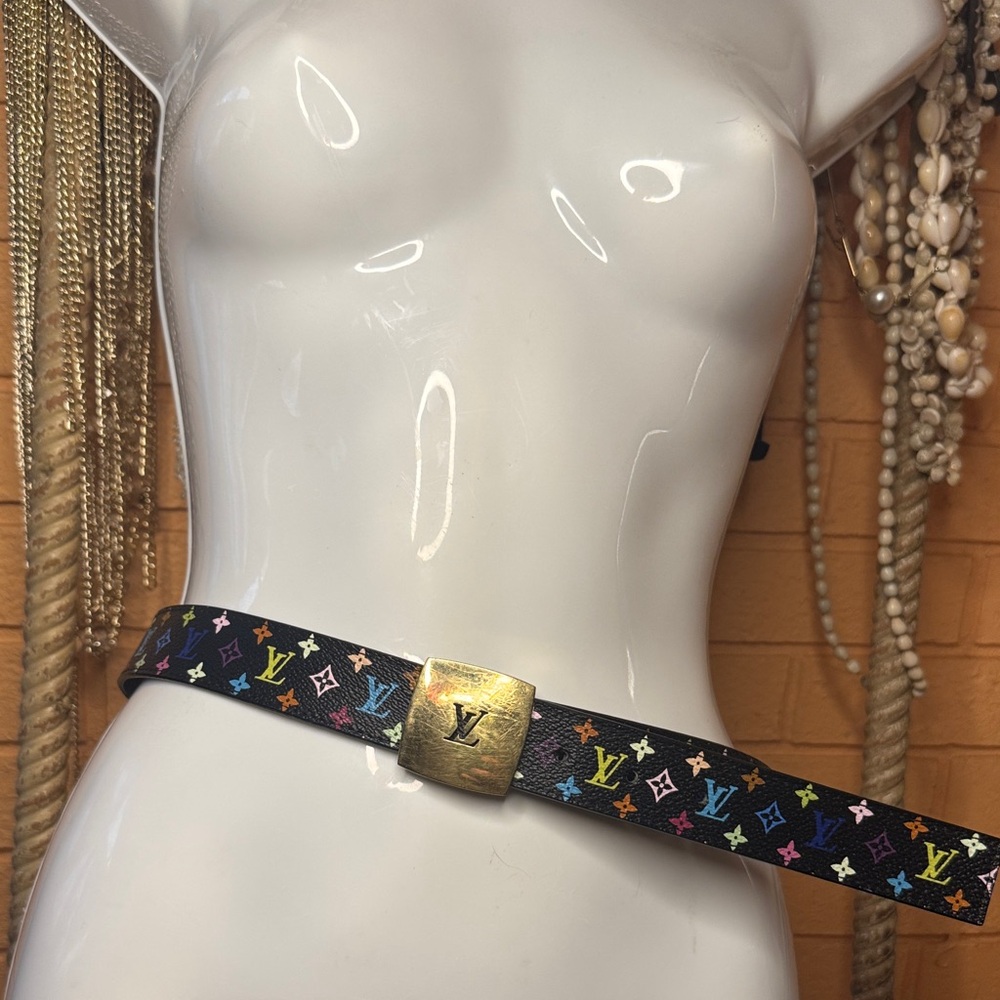 Louis Vuitton Black “Murakame”
Multicolor Monogram Belt